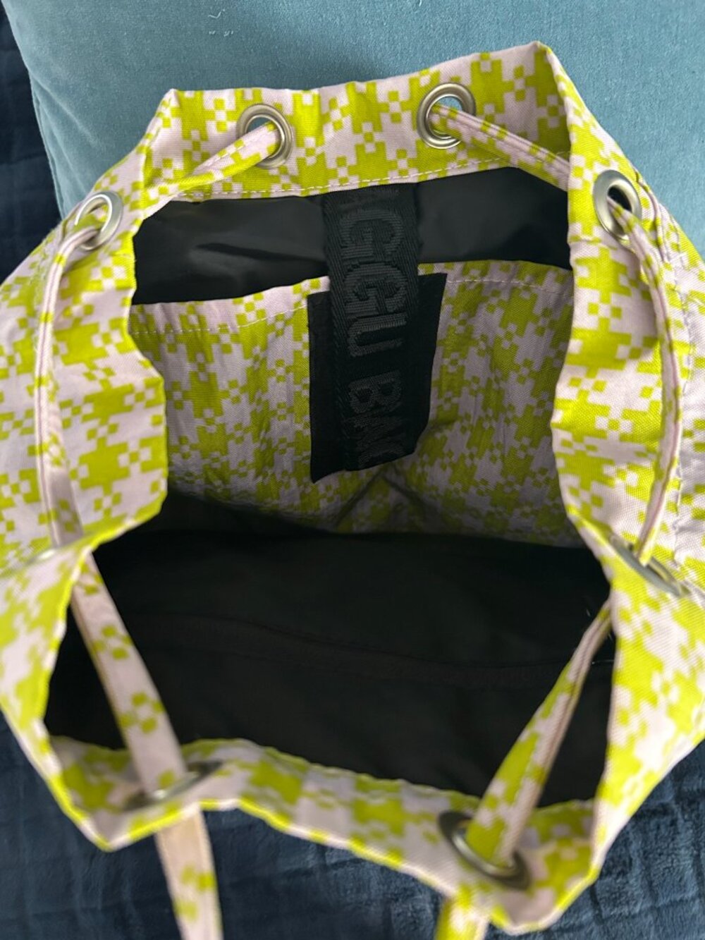 Baggu Drawstring Nylon Backpack - Picture 4 of 4